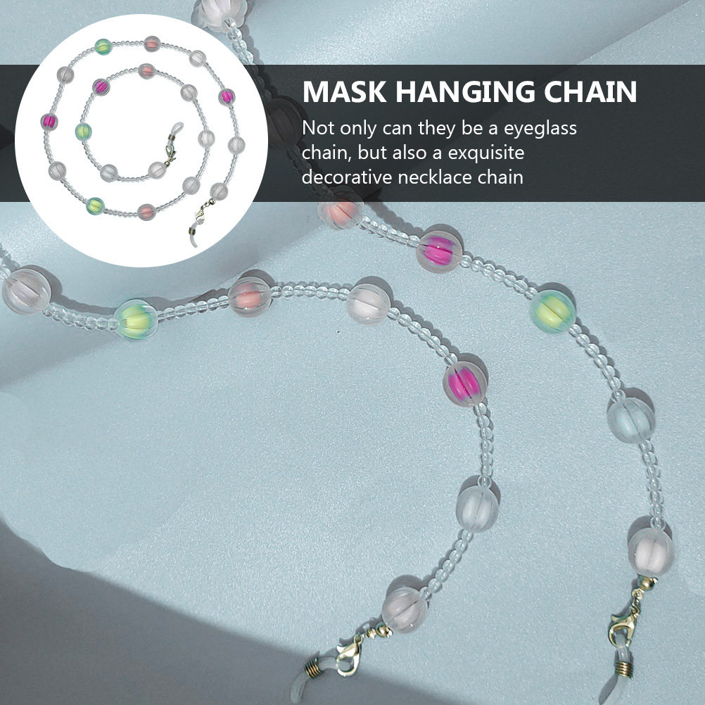 Halloween Pumpkin Bead Mask Ch - Mask Chain Holder review and price